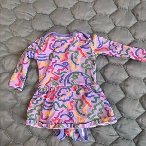 Colorful Abstract Pattern Baby Dress